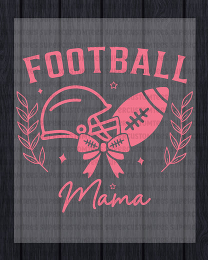 Coquette Football Mama Bow DTF Transfer