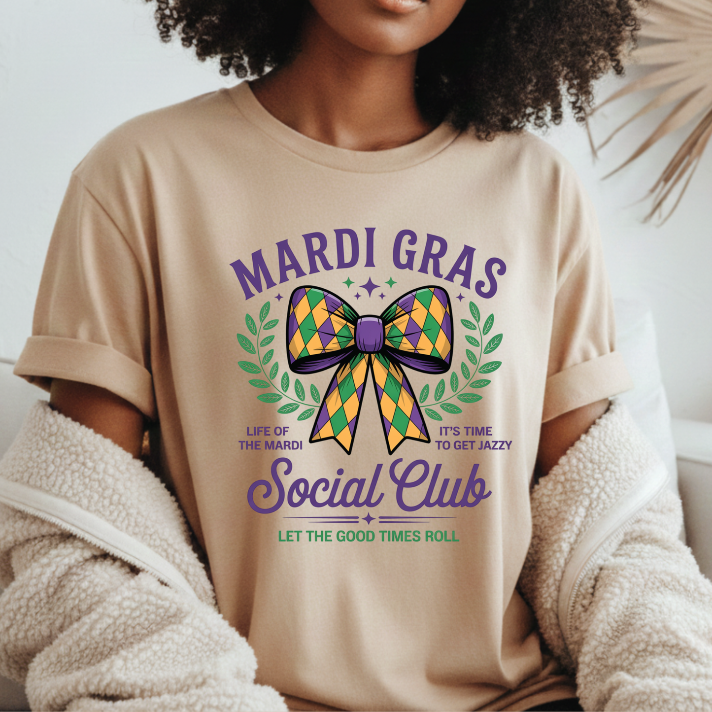 Coquette Mardi Gras Shirt New Orleans Parad Carnival Shirt for Family NOLA Festival Tees for Women Men and Kids Gifts