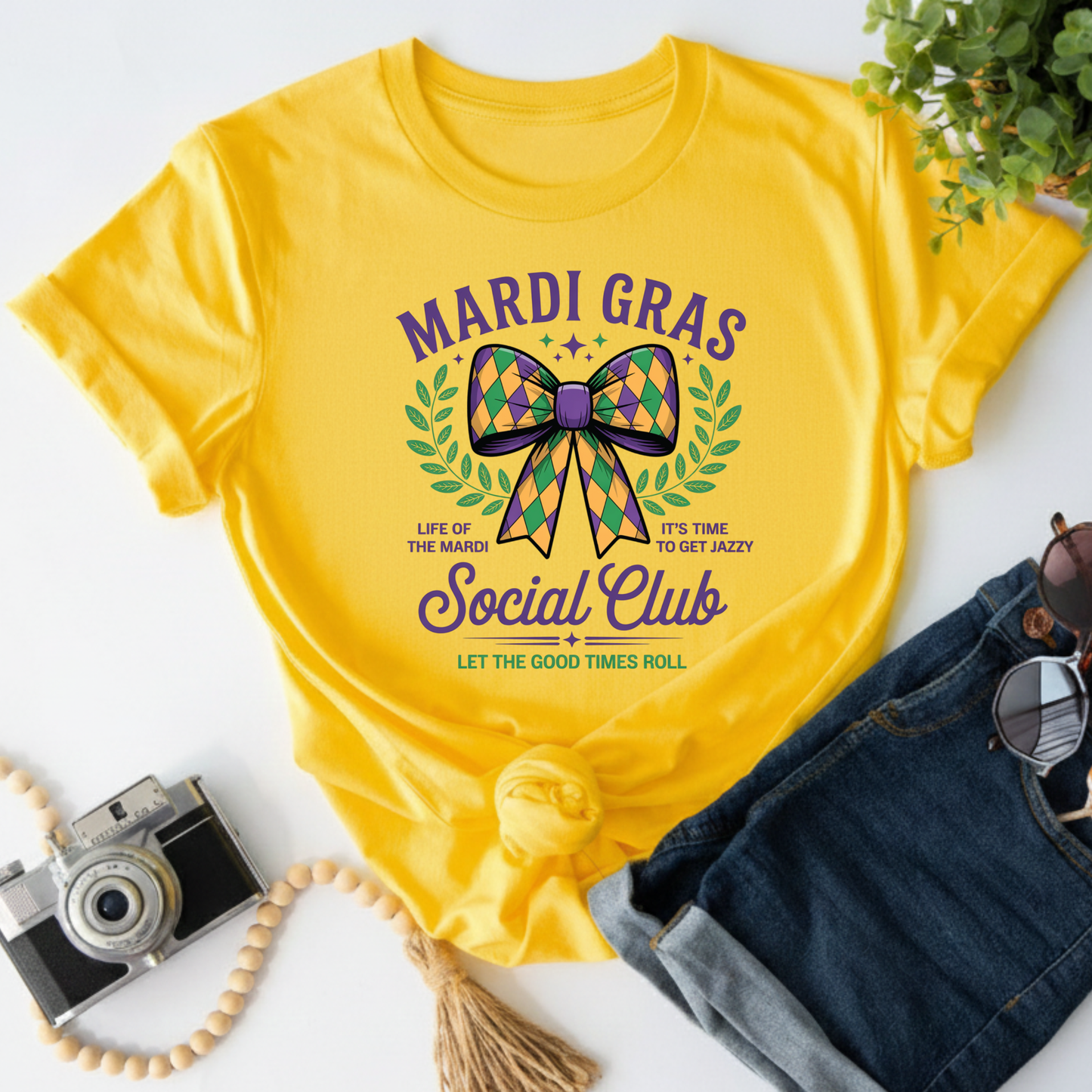 Coquette Mardi Gras Shirt New Orleans Parad Carnival Shirt for Family NOLA Festival Tees for Women Men and Kids Gifts