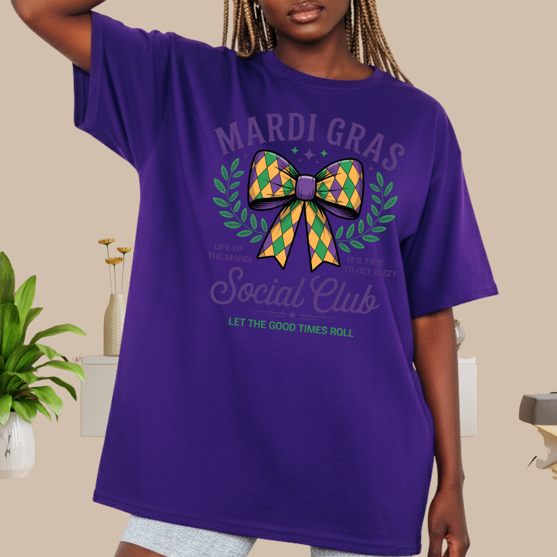 Coquette Mardi Gras Shirt New Orleans Parad Carnival Shirt for Family NOLA Festival Tees for Women Men and Kids Gifts