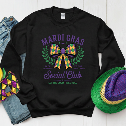 Coquette Mardi Gras Shirt New Orleans Parad Carnival Shirt for Family NOLA Festival Tees for Women Men and Kids Gifts