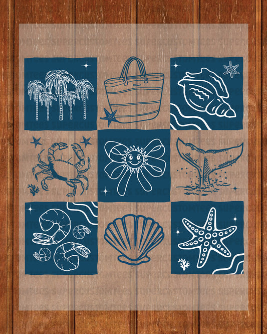 Coquette Seashell DTF Transfer Ready to Press