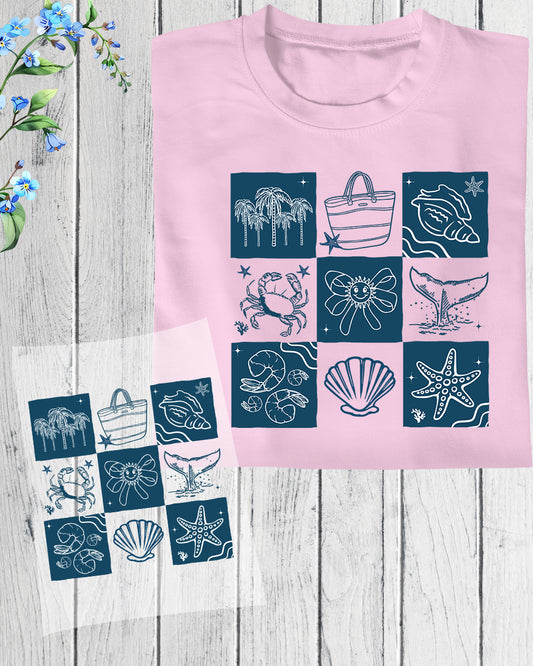 Coquette Seashell DTF Transfer Ready to Press