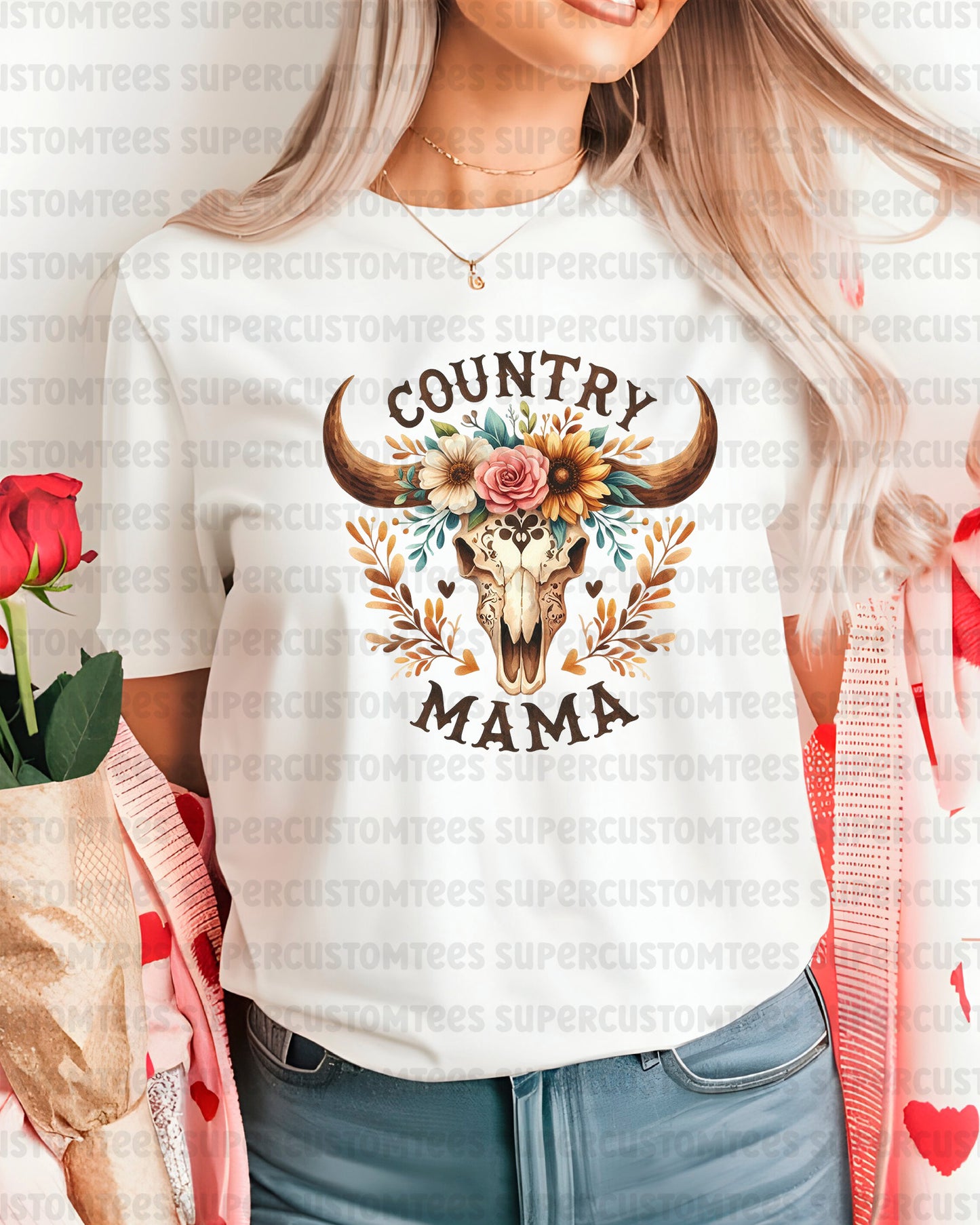 Country Mama Heat Transfer for Shirts