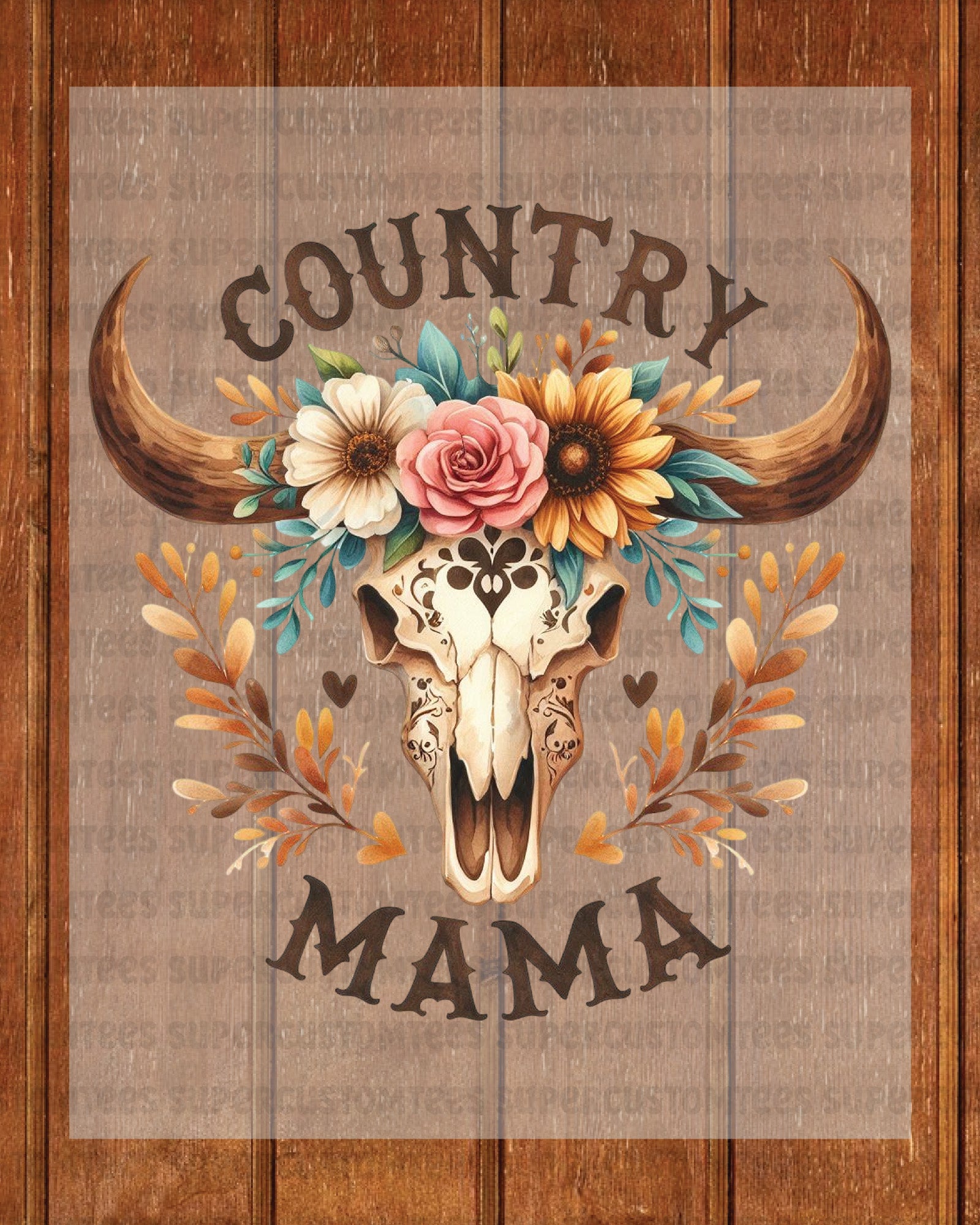 Country Mama Heat Transfer for Shirts