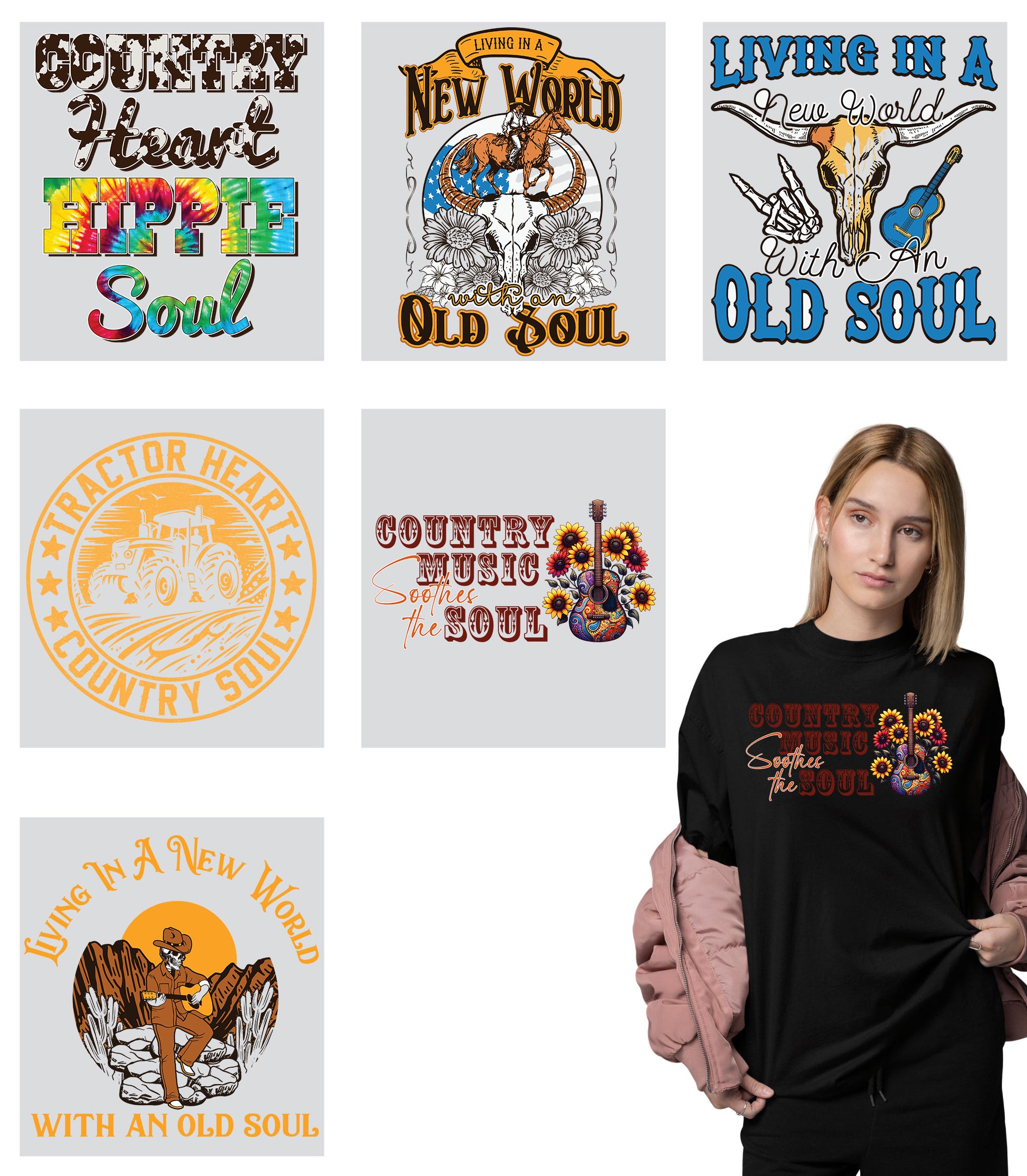 Country Soul DTF Transfers Ready to Press
