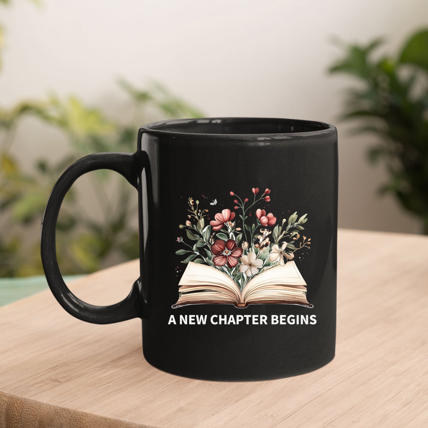 Coworker Floral Book Retirement Mug