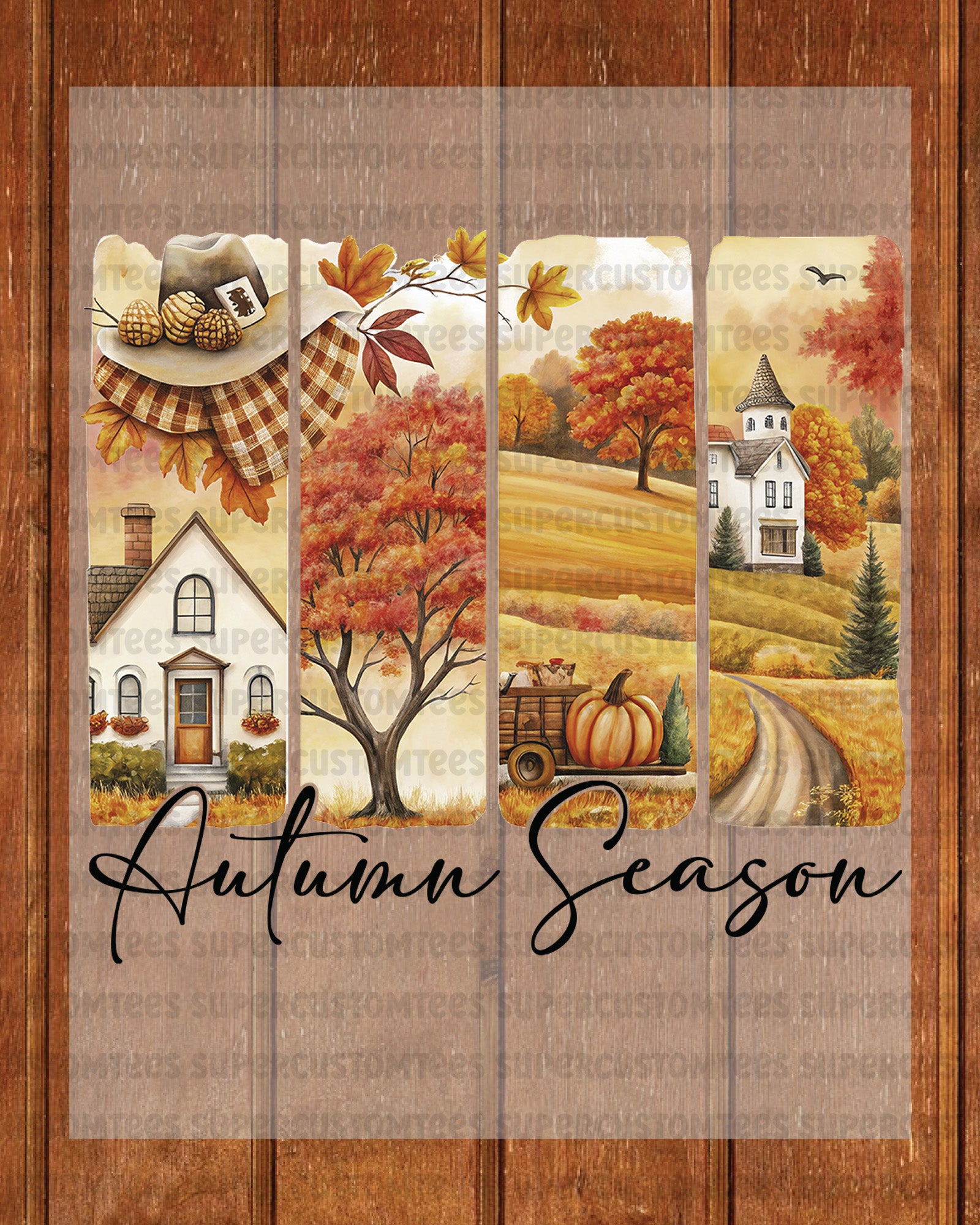 Cozy Autumn Season DTF Transfer Ready to Press