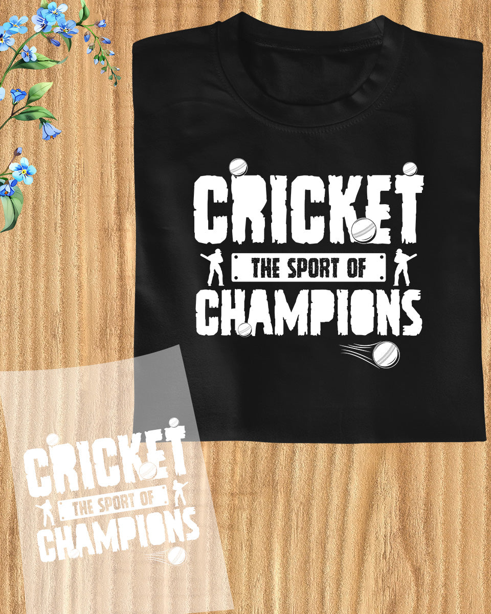 Cricket The Sports Of Champions DTF Transfer