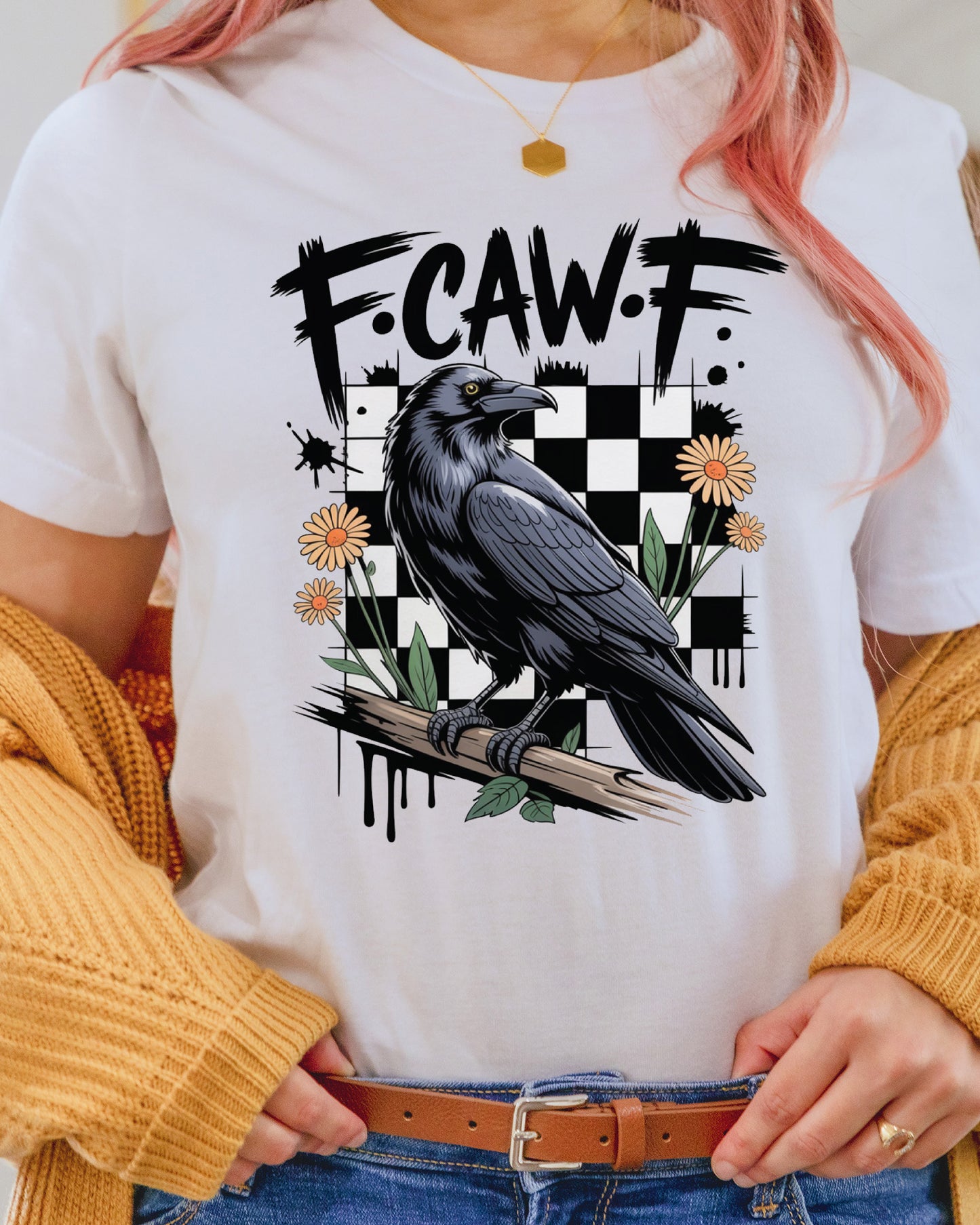 Crow Raven F-CAW DTF Transfer