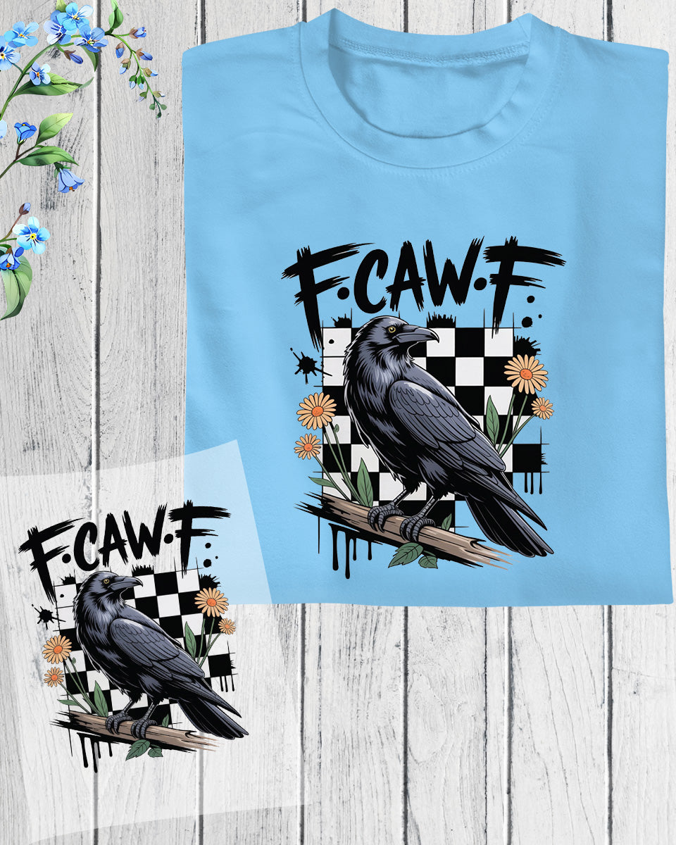 Crow Raven F-CAW DTF Transfer