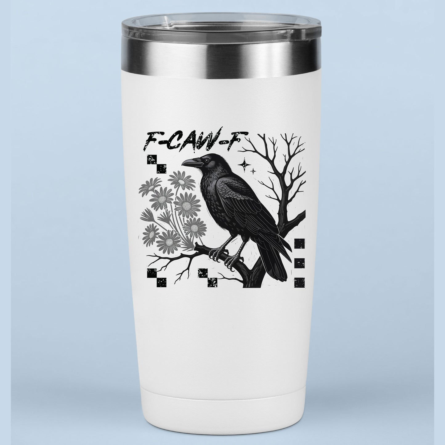Crow Raven F-CAW-F Funny Halloween DTF Transfer