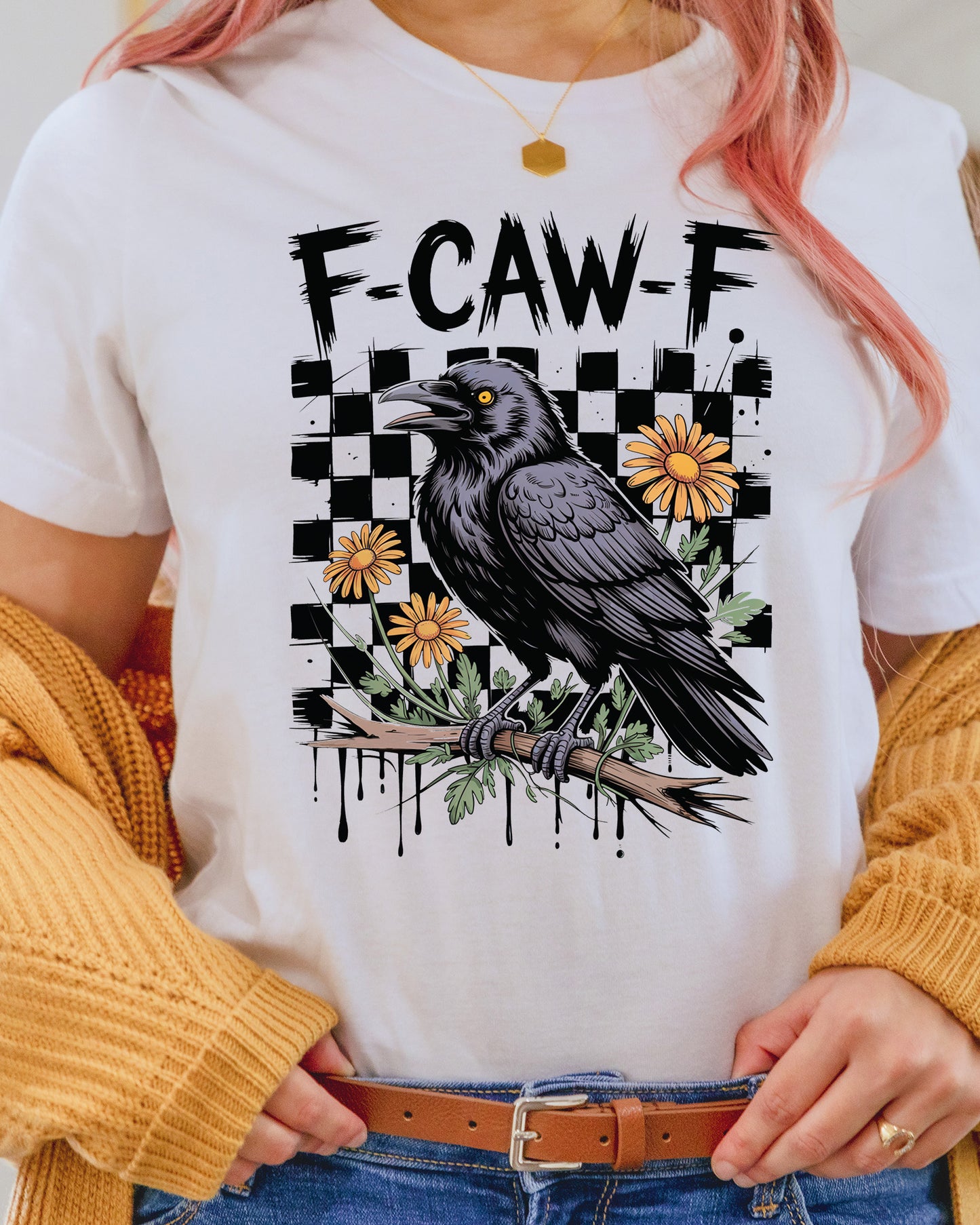 Crow Raven Funny Halloween DTF Transfer
