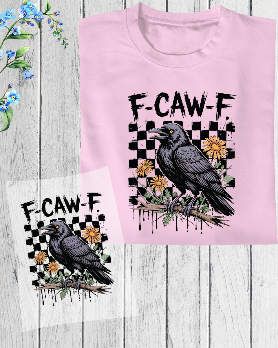 Crow Raven Funny Halloween DTF Transfer