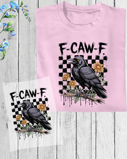 Crow Raven Funny Halloween DTF Transfer