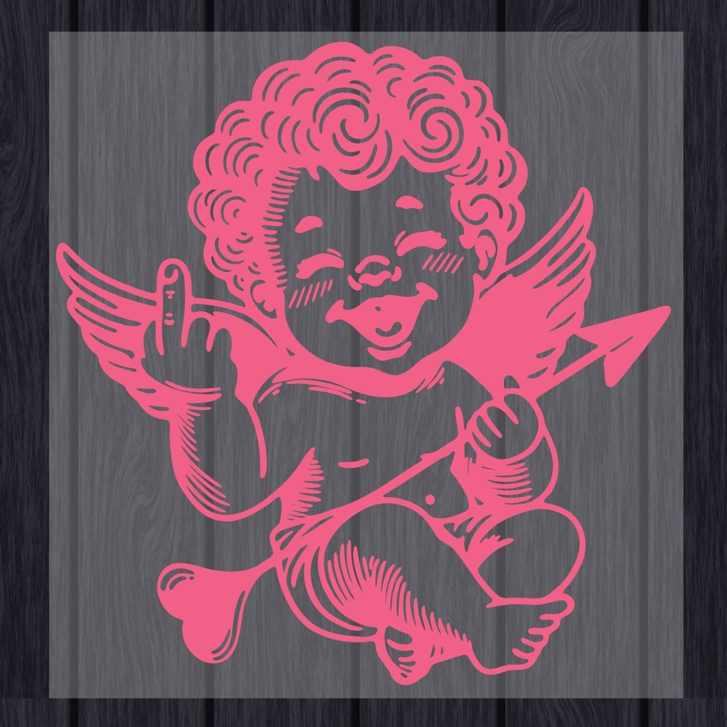 Cupid Valentines DTF Transfer ready to Press Funny Sarcastic Heat Transfer for Shirts Valentine UV Sticker Prints Iron on Transfer