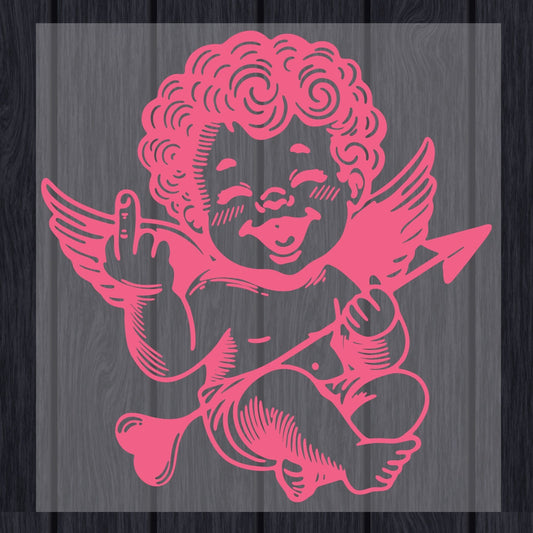 Cupid Valentines DTF Transfer ready to Press Funny Sarcastic Heat Transfer for Shirts Valentine UV Sticker Prints Iron on Transfer