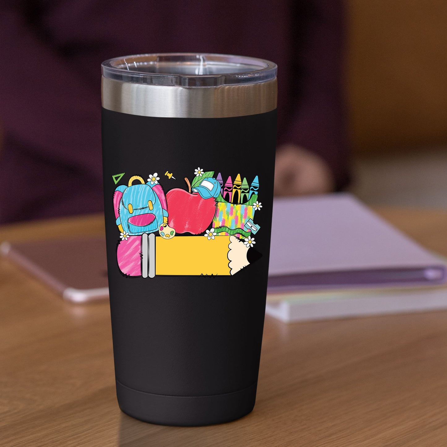 Custom Back to School Pencil DTF Transfer