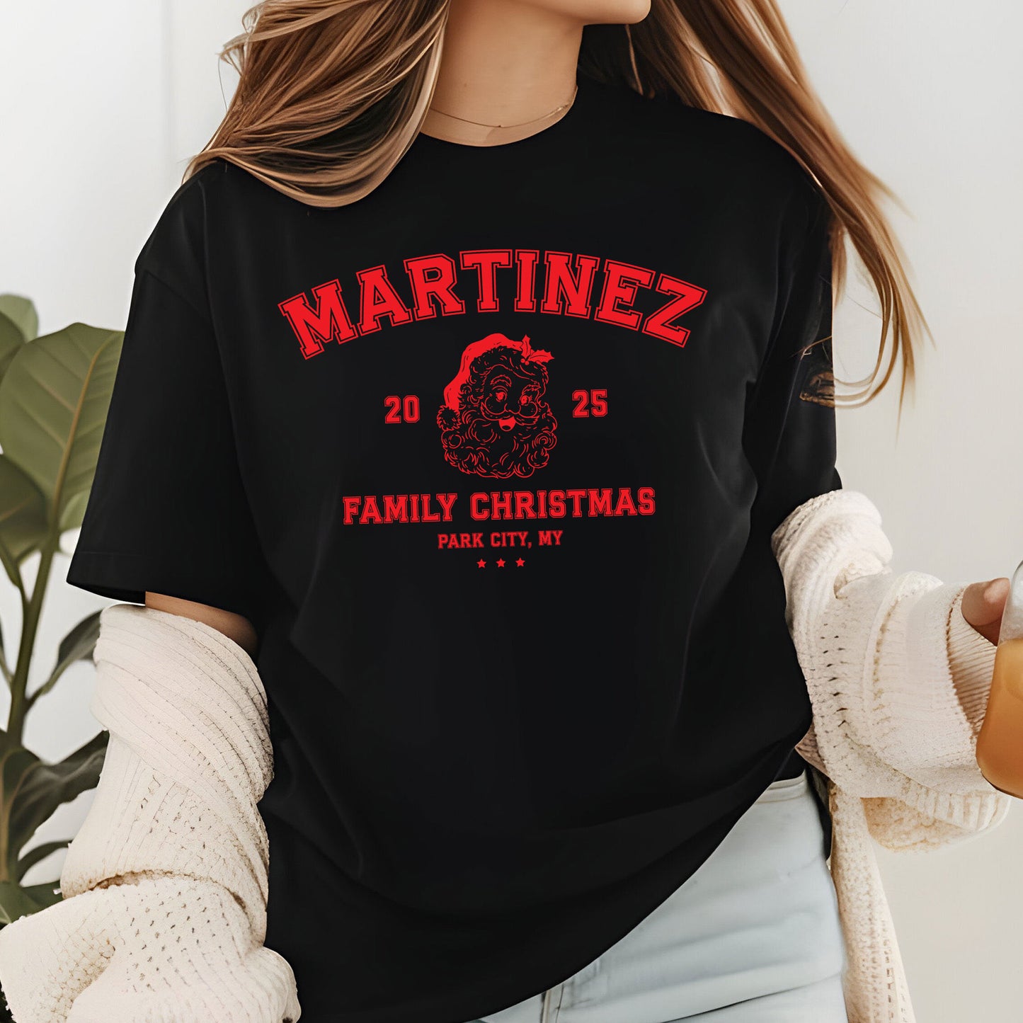 Custom Family Christmas DTF Transfer Ready to Press