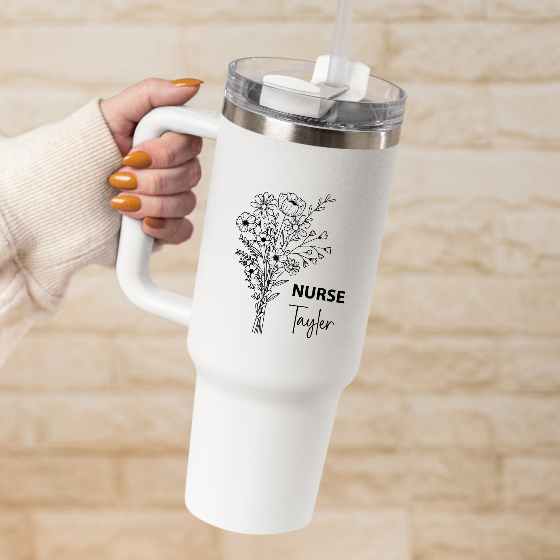 Custom Nursing School Graduation Gift Mug Tumbler