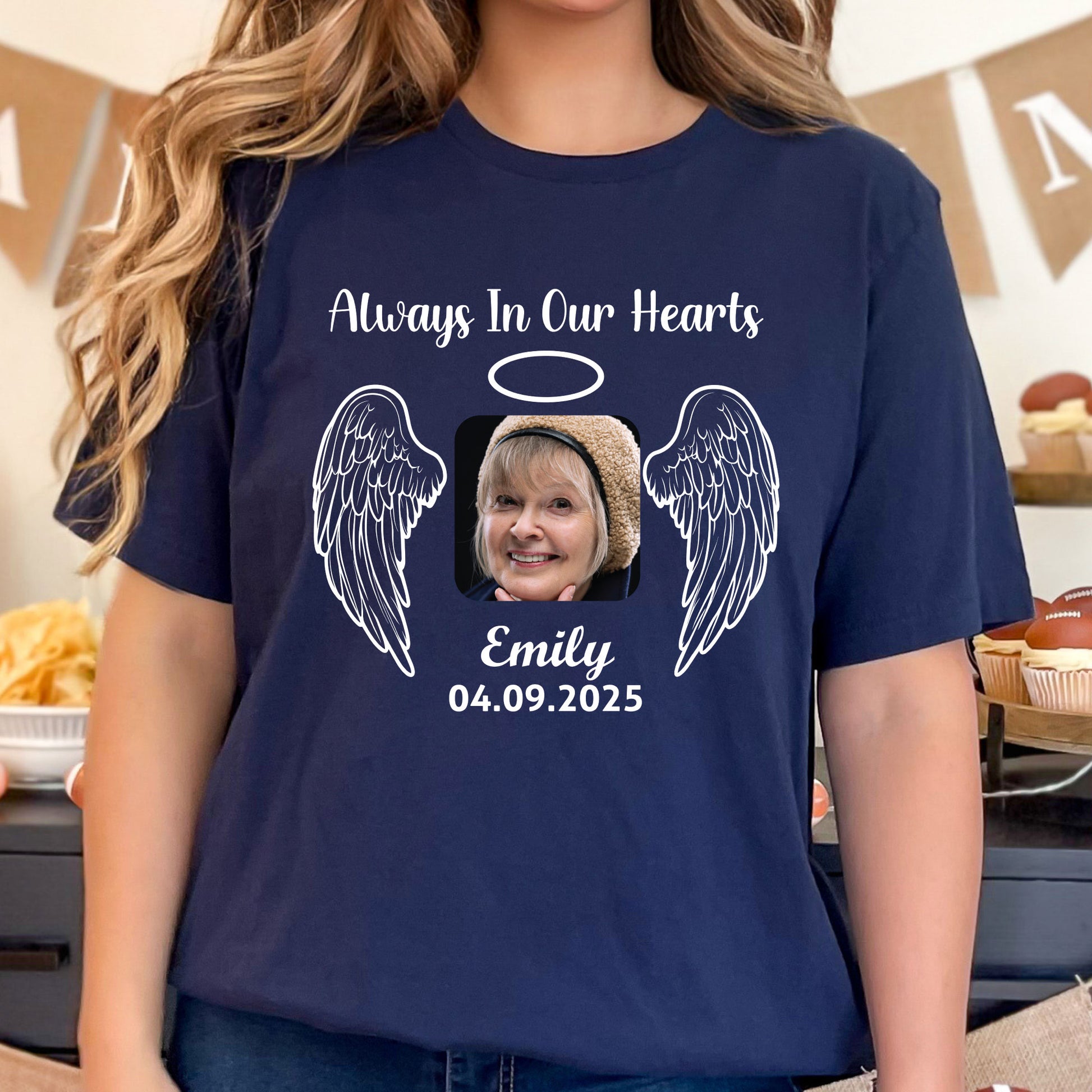 Custom Photo Memorial Shirt, Personalized Remembrance Shirt