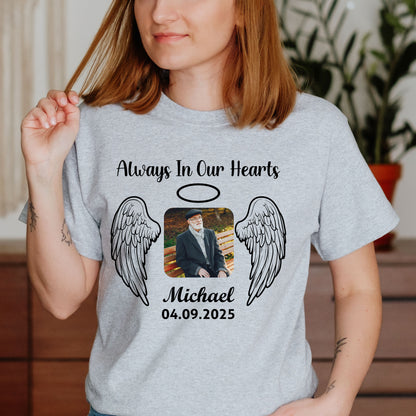 Custom Photo Memorial Shirt, Personalized Remembrance Shirt