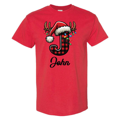 Custom Reindeer Family Christmas T Shirts