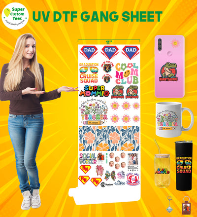 Create UV Stickers Gang Sheet (Online Builder) 