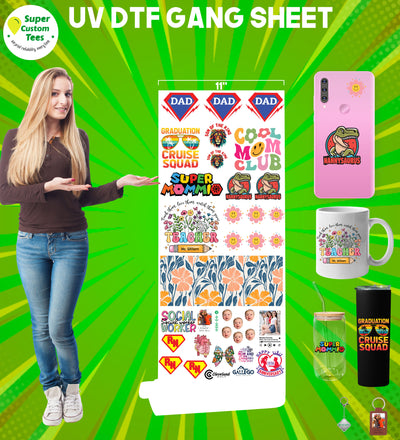 Upload UV Stickers Gang Sheet ( Upload Your File) 