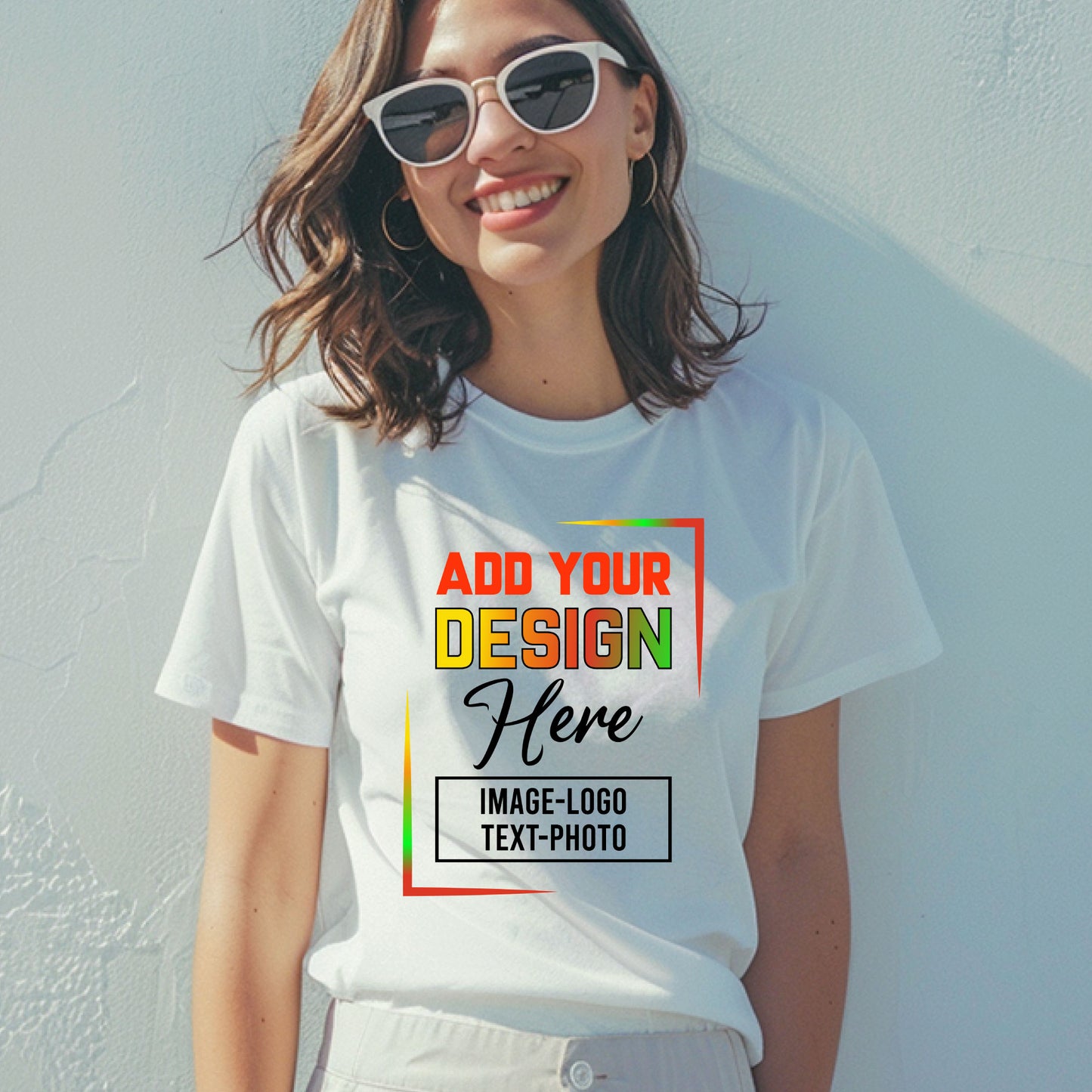 Custom Women's T Shirts With Your Photo Logo Designs Personalized Ladies Tees Girls Party Tops Customizable Shirt for Women