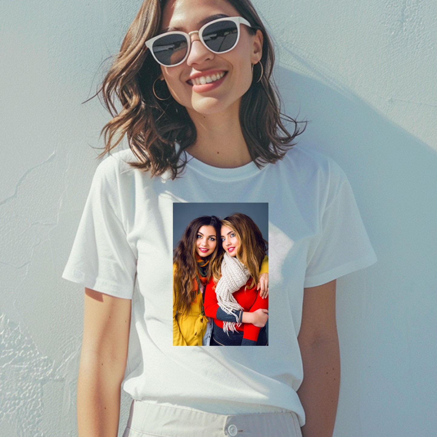 Custom Women's T Shirts With Your Photo Logo Designs Personalized Ladies Tees Girls Party Tops Customizable Shirt for Women