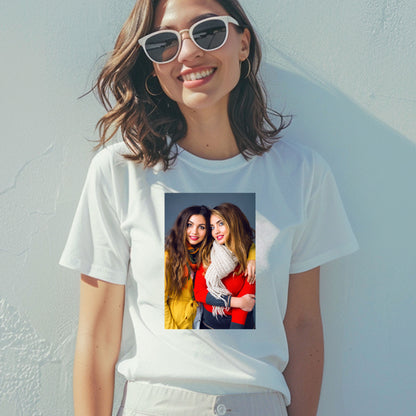 Custom Women's T Shirts With Your Photo Logo Designs Personalized Ladies Tees Girls Party Tops Customizable Shirt for Women