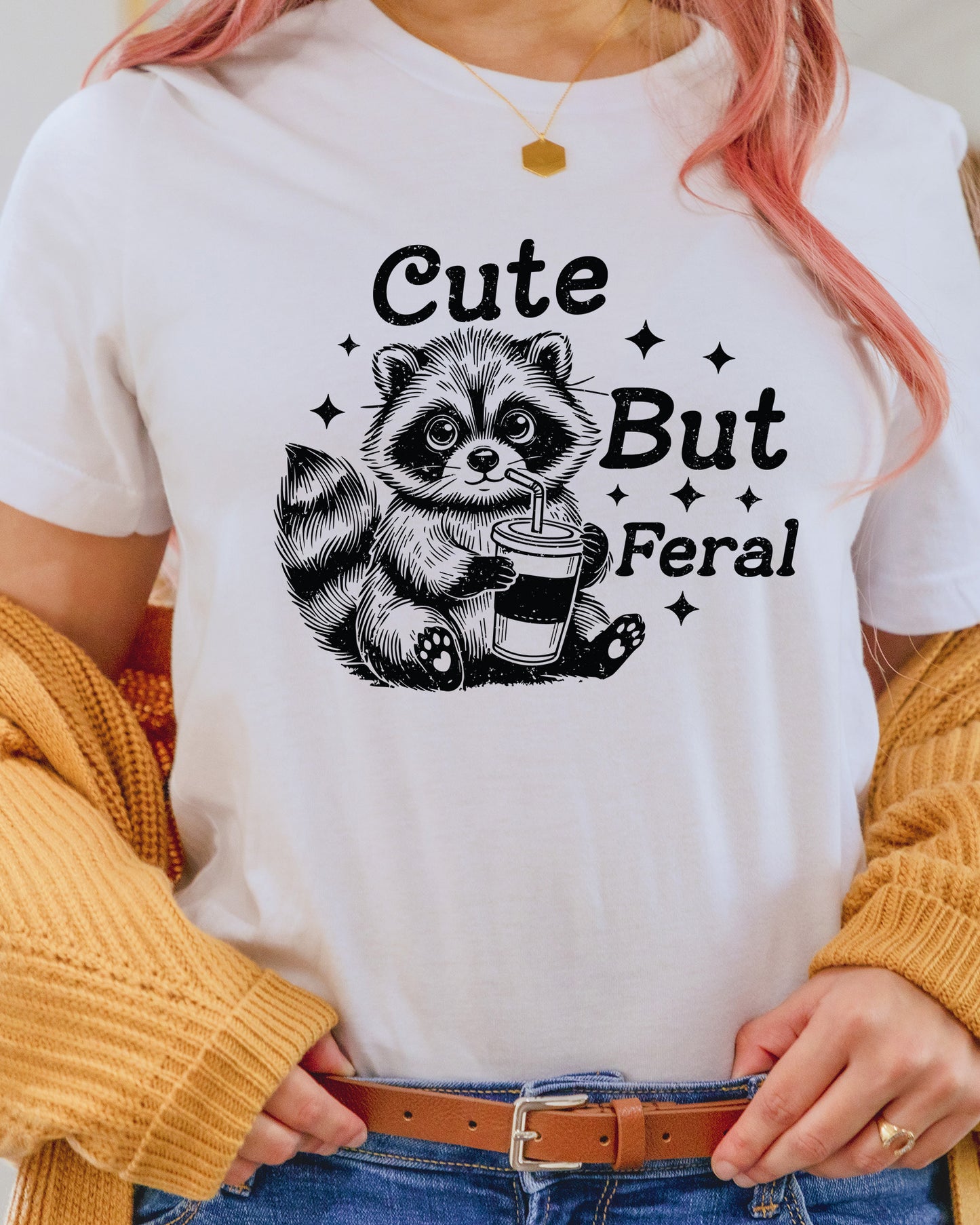 Cute But Feral DTF Transfer