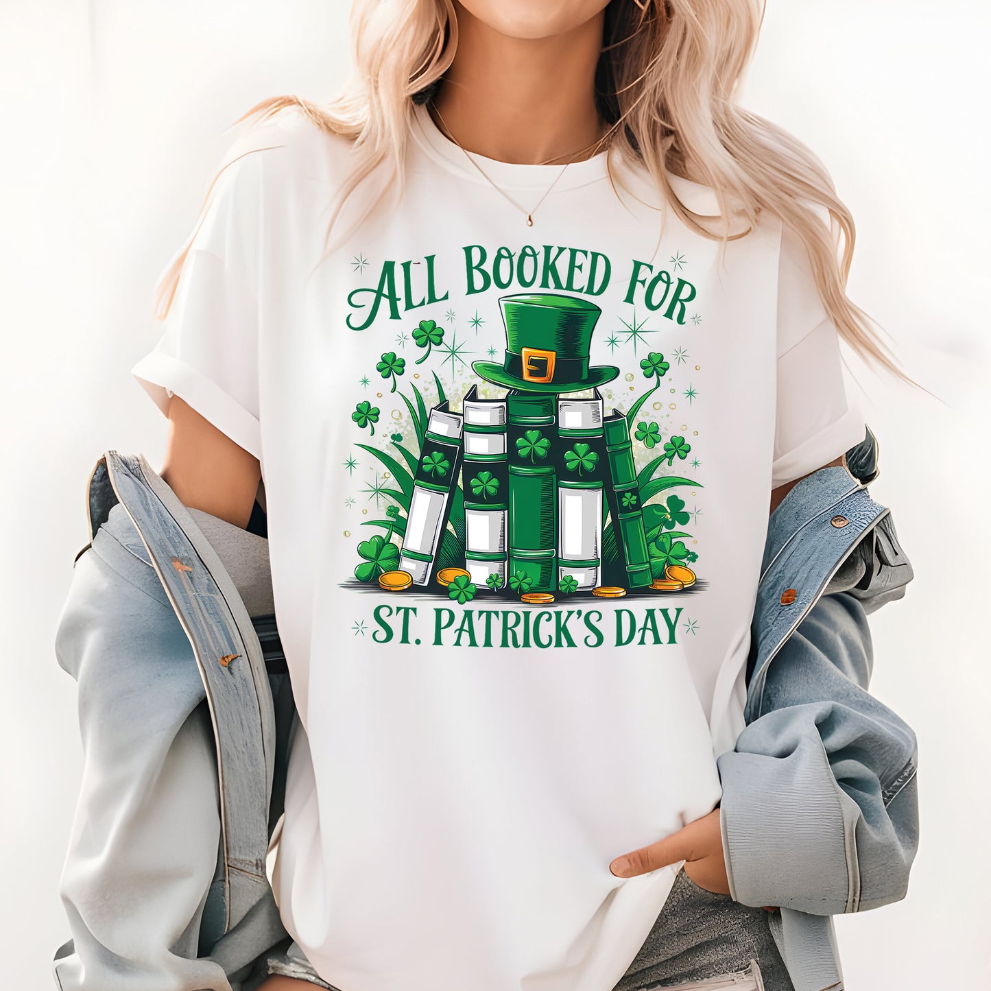 St. Patrick's Day Premade Gang Sheet Dtf Transfer Ready to Press Shamrock Heat Transfer For Shirts, Saint patrick iron on Transfer Designs