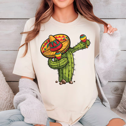 Dabbing Cactus Cinco De Mayo DTF Transfer