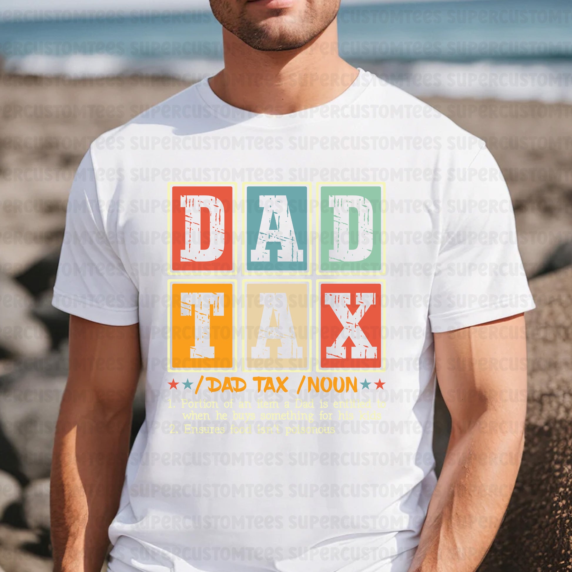 Dad Tax Funny DTF Transfer Ready To Press
