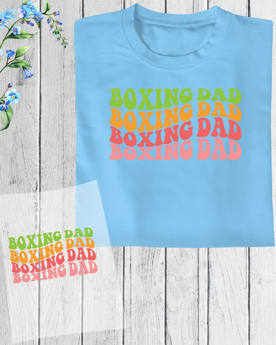 Boxing Dad DTF Transfer Film