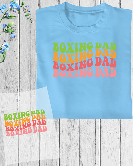 Boxing Dad DTF Transfer Film