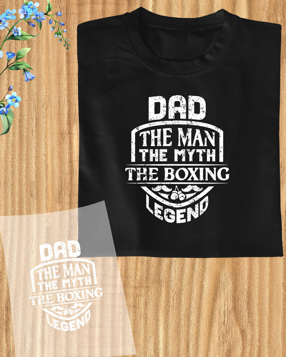 Boxer Dad Gift DTF Transfer Film