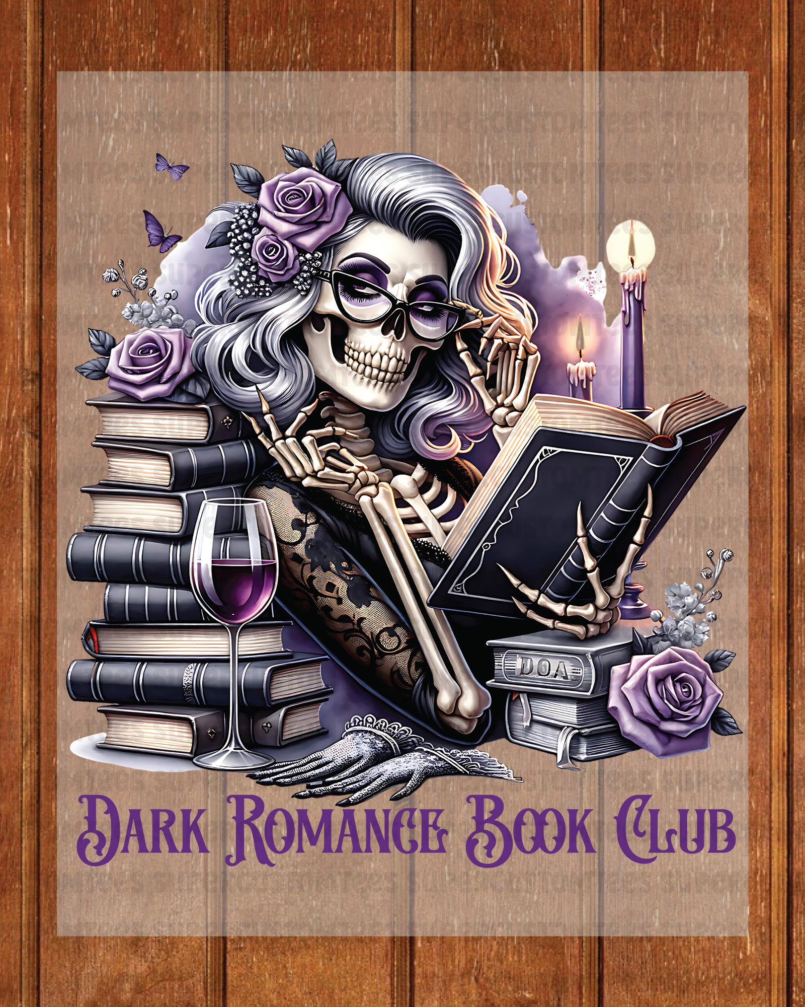 Dark Romance Book Club DTF Transfer