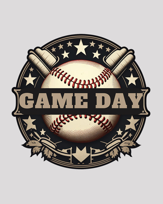 Game Day Baseball DTF Transfer Film
