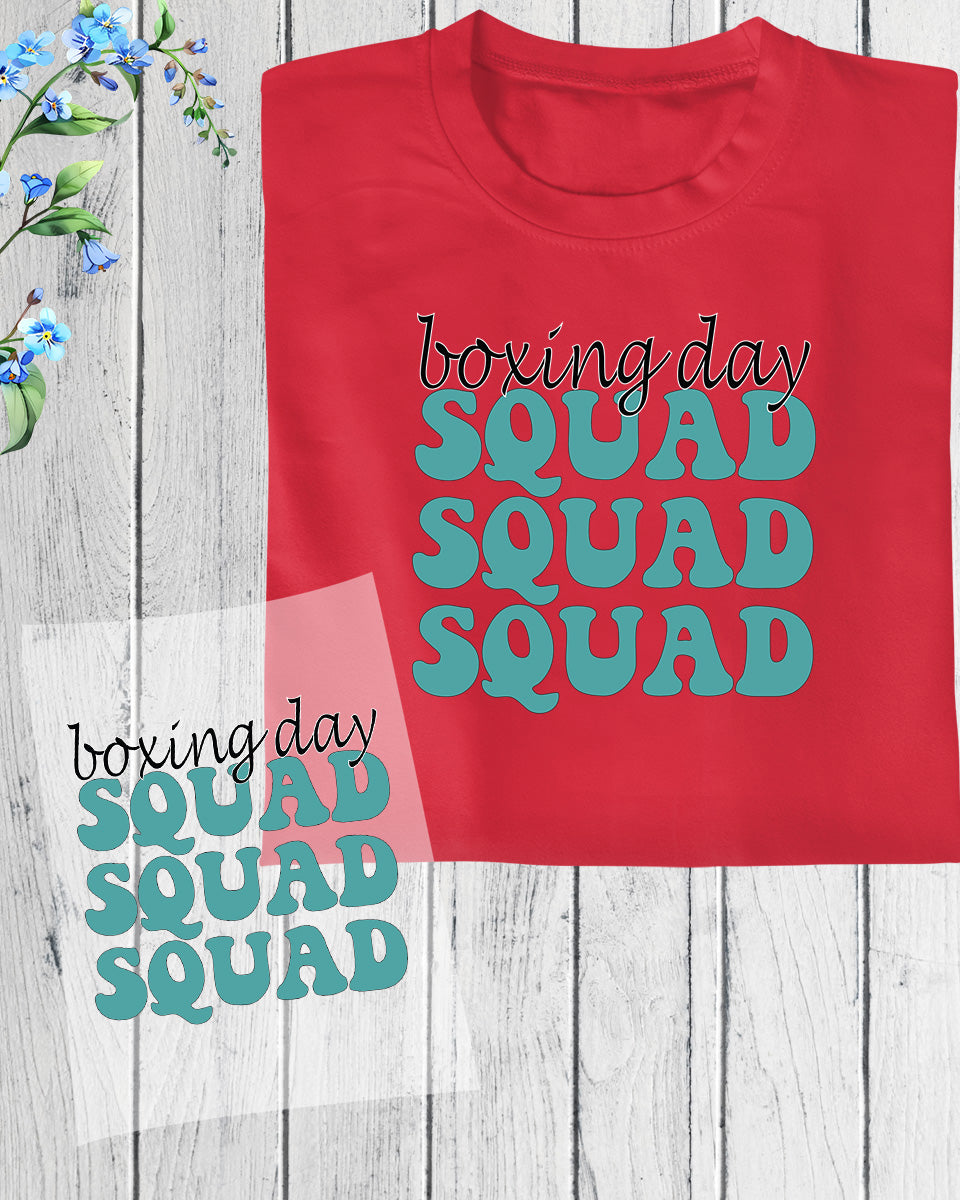 Boxing Day Squad  DTF Transfer Film