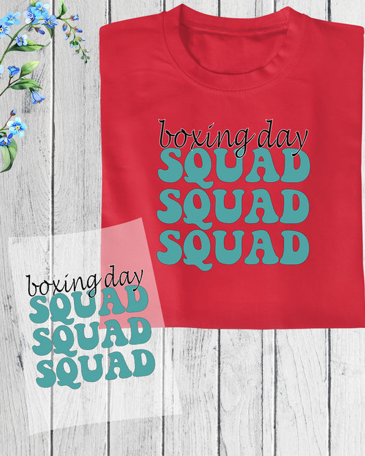 Boxing Day Squad  DTF Transfer Film