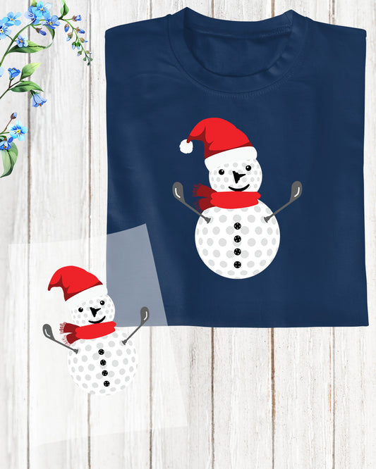 Christmas Snow Golf Gift DTF Transfer Film