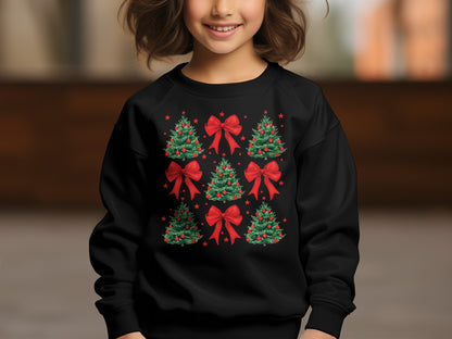 Adorable Christmas Tree Design with Red Bows product