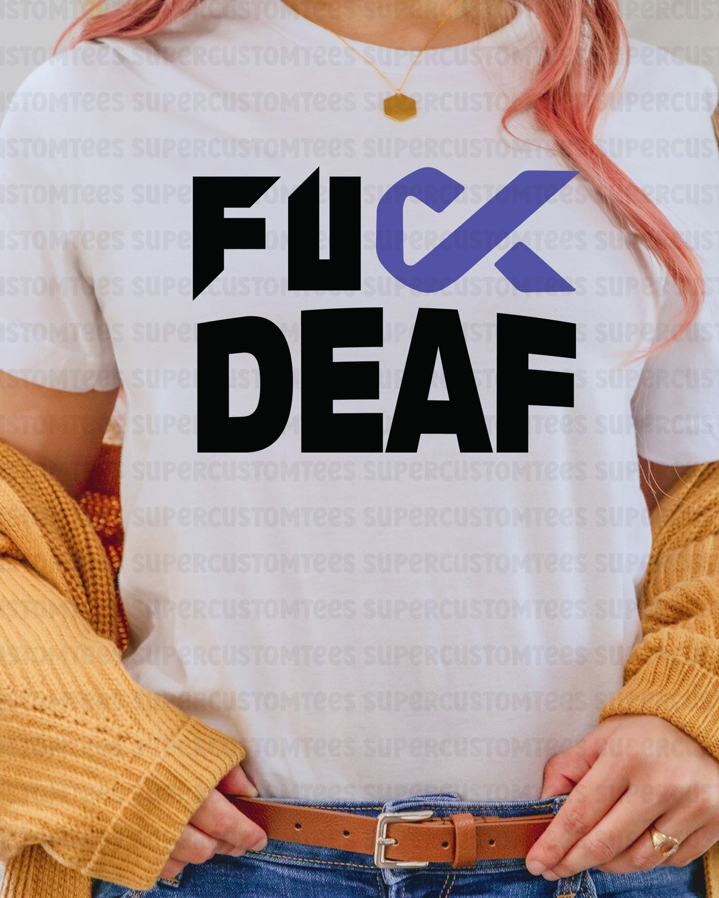 Deaf Awareness Heat Transfer for Shirt