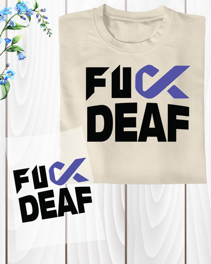 Deaf Awareness Heat Transfer for Shirt