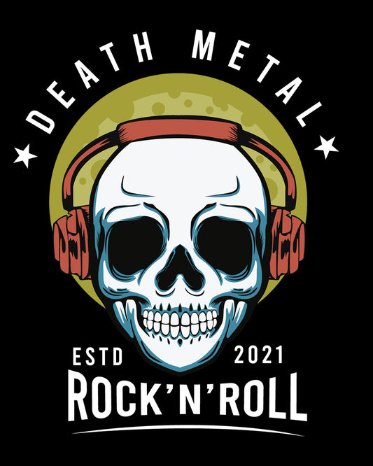 Death Metal Rock N Roll DTF Transfer