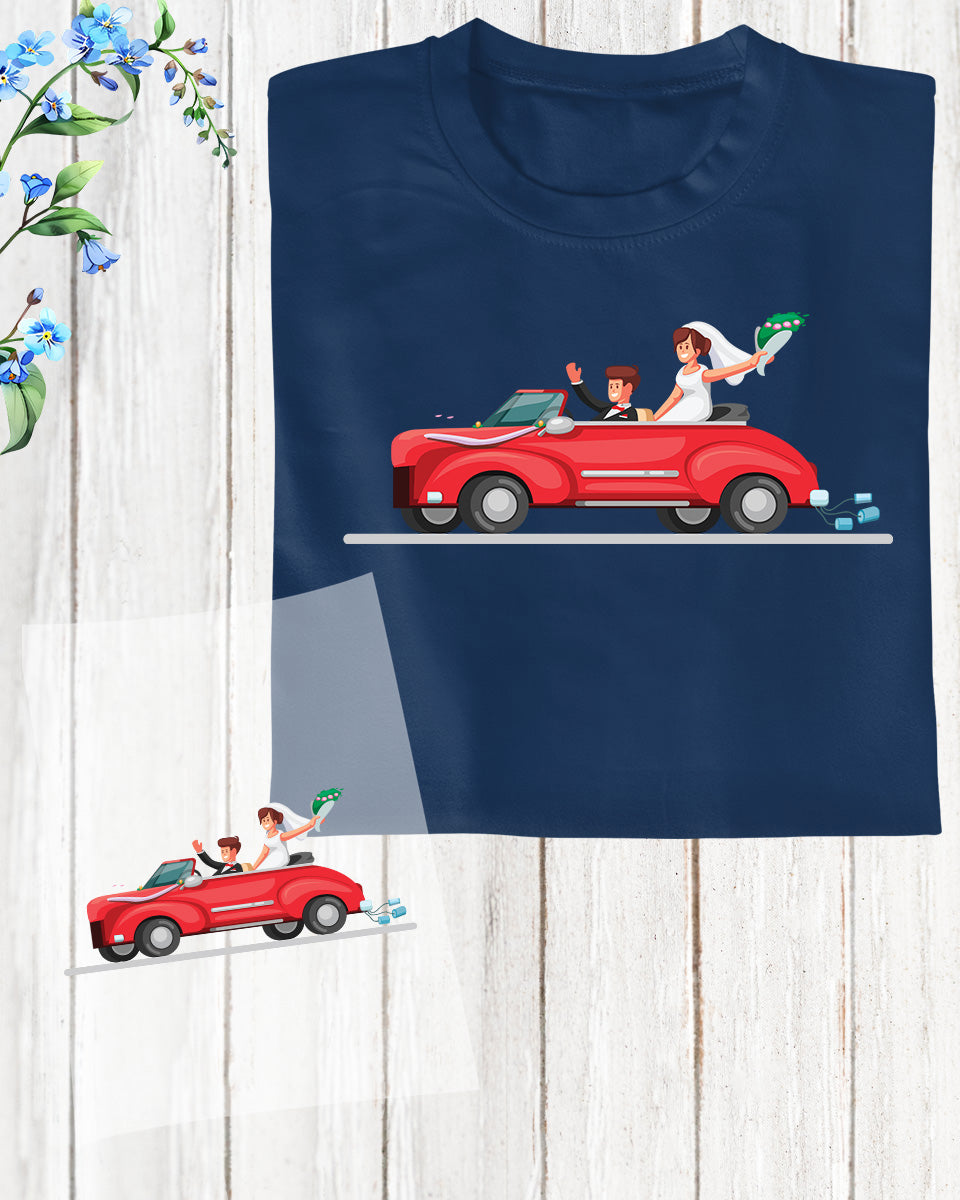 Bride Car DTF Transfer Film