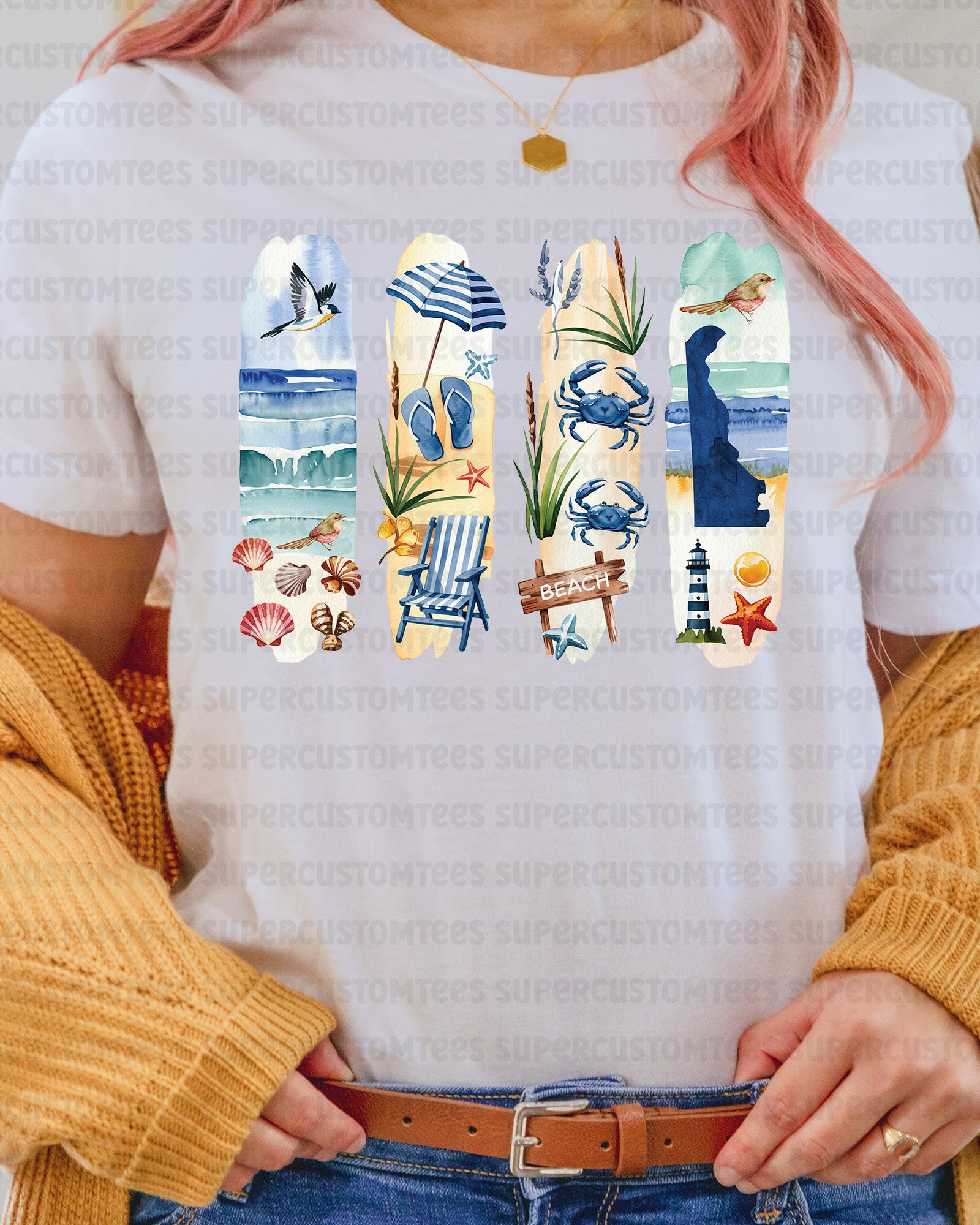 Delaware DTF Transfer Ready to Press